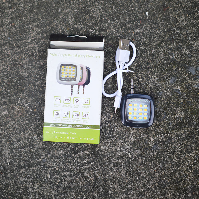 Đèn flash 16 bóng hỗ trợ chụp hình selfie