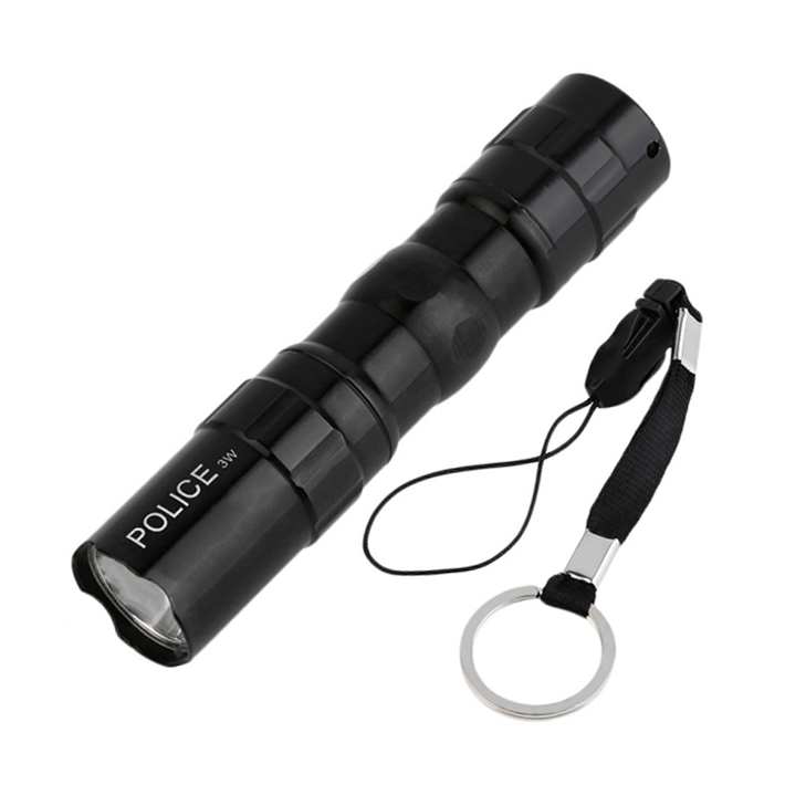 Đèn pin siêu sáng mini Police 3W siêu nhỏ siêu sáng