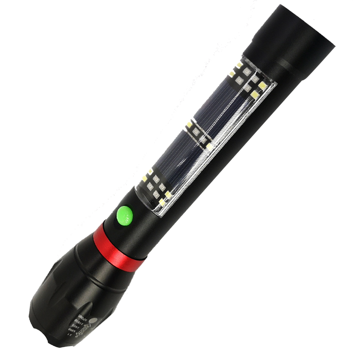 Đèn pin đa năng flash light T06 nhiều chế độ sáng có còi hú