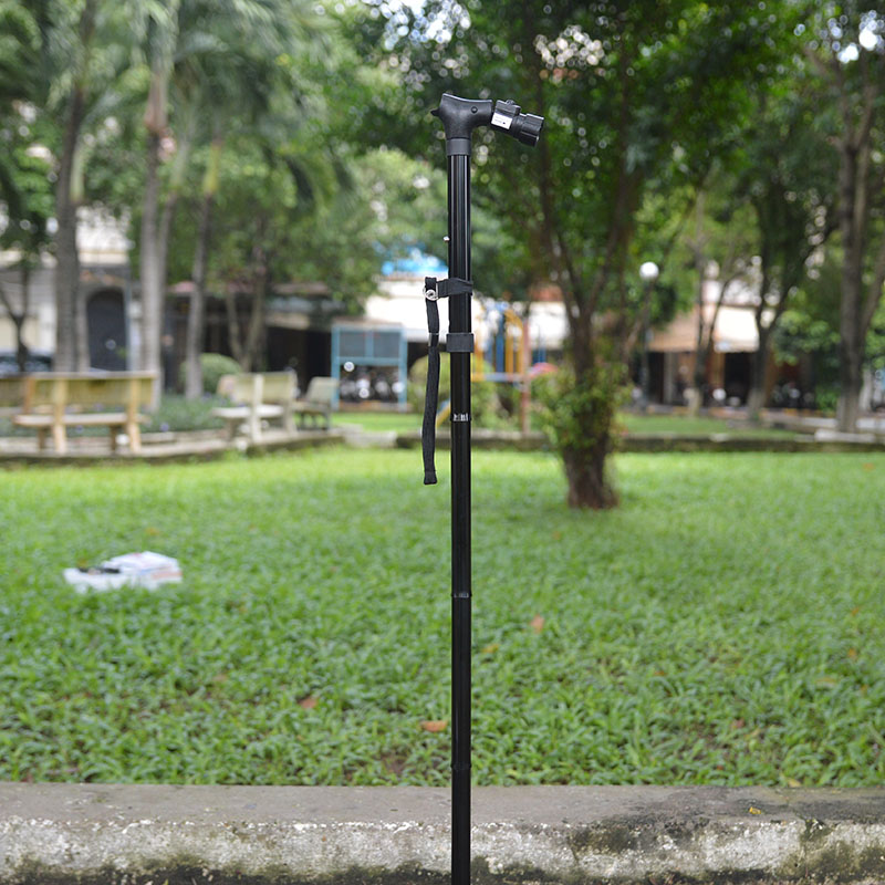 Gậy Gấp Gọn Trusty Cane Chống Trượt Có Đèn Pin
