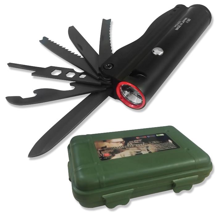 Đèn pin police  H352 kiêm 6 món đa năng