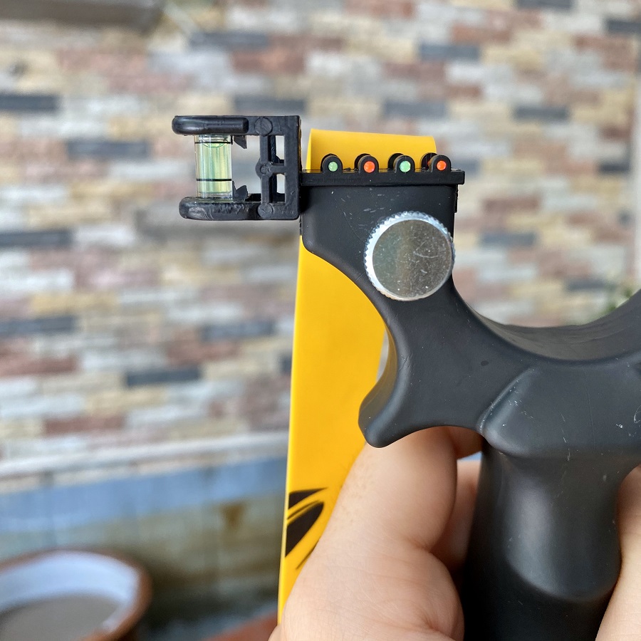 Ná súng cao su nhựa đen ABS có laze