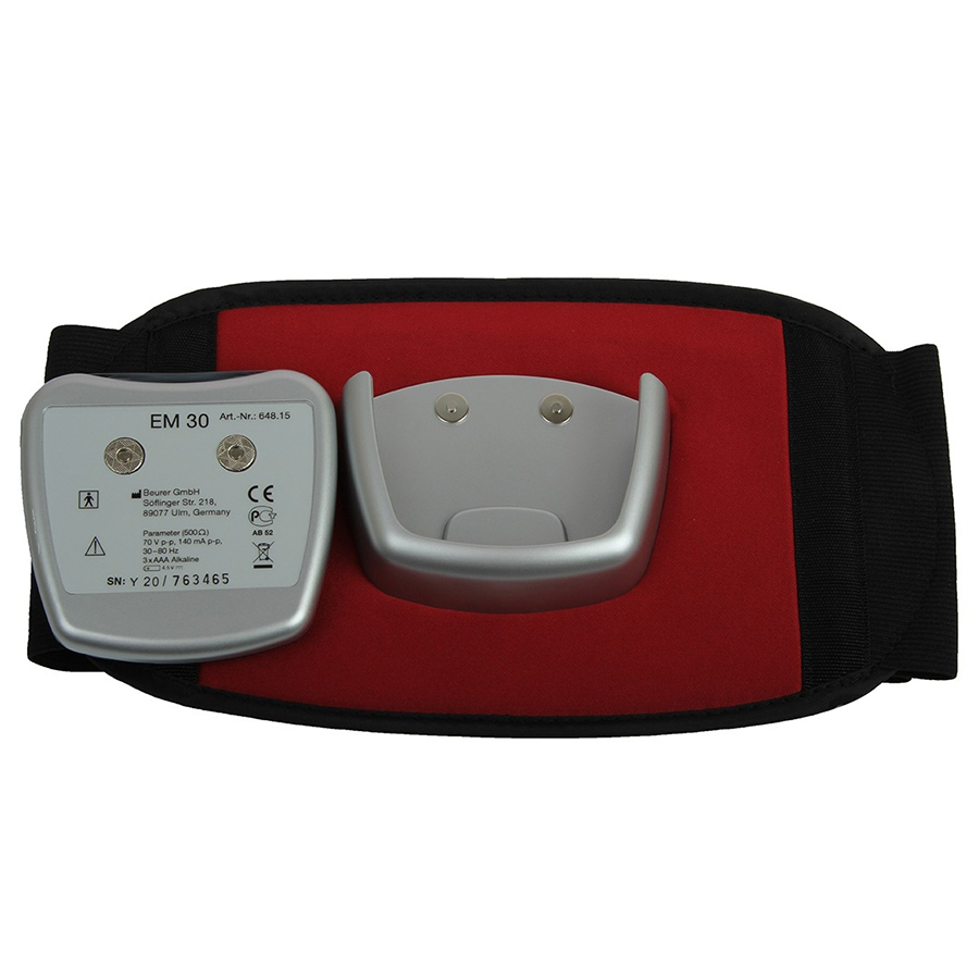 Đai massage bụng xung điện 2 cực Beurer EM30 nhập khẩu Đức bảo hành 2 năm