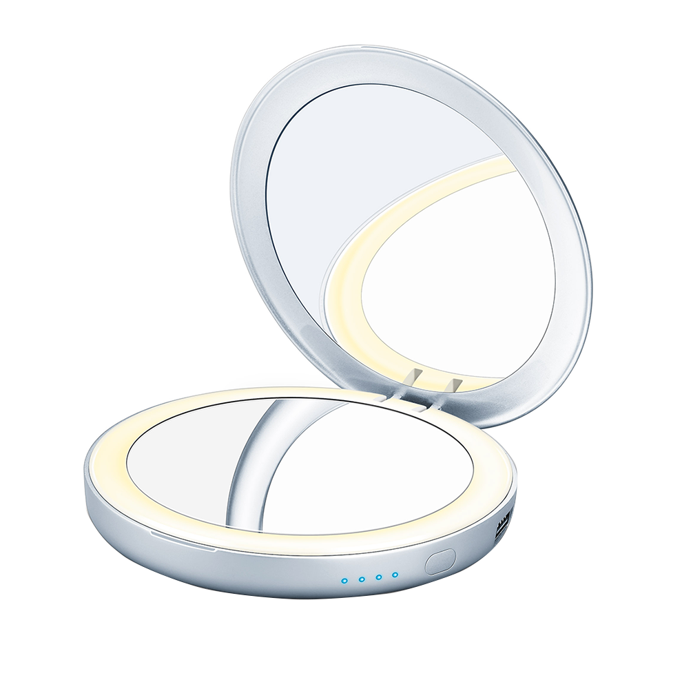 Gương trang điểm cầm tay Beurer BS39 Zoom 3 lần - Pin 3000Mah