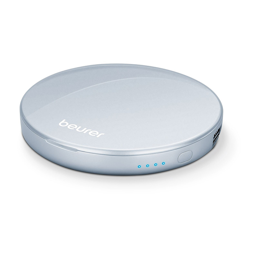 Gương trang điểm cầm tay Beurer BS39 Zoom 3 lần - Pin 3000Mah