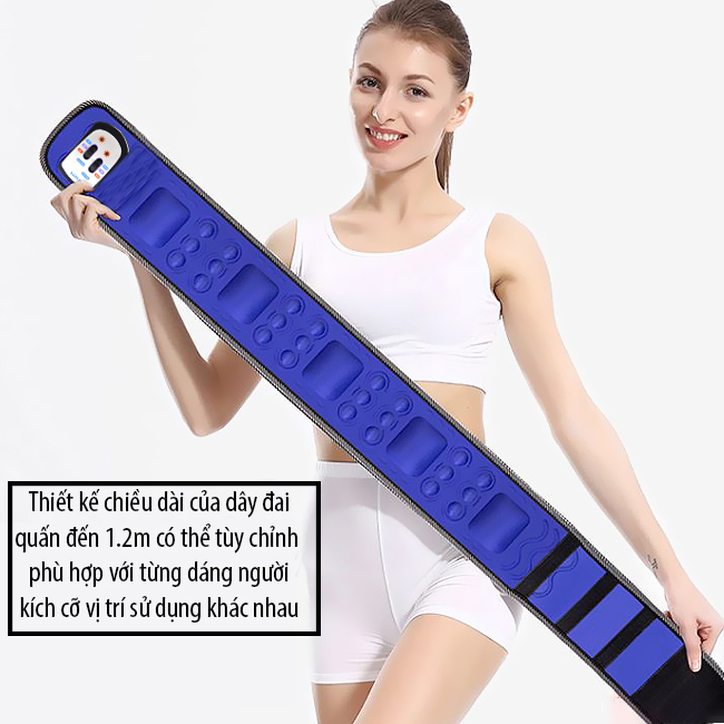 Đai massage bụng X5 thon gọn eo 3 chế độ