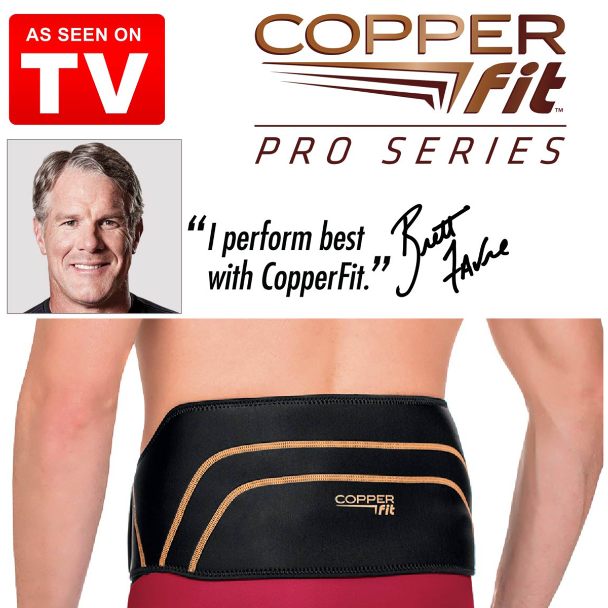 Đai nịt bụng Copper Fit M3 - Chất liệu Cotton co giãn đàn hồi
