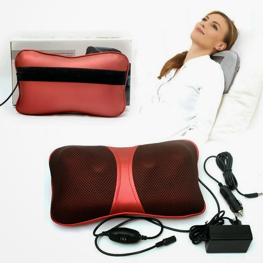 Gối massage hồng ngoại 818 - 4 bi Macgic Energy Pillow