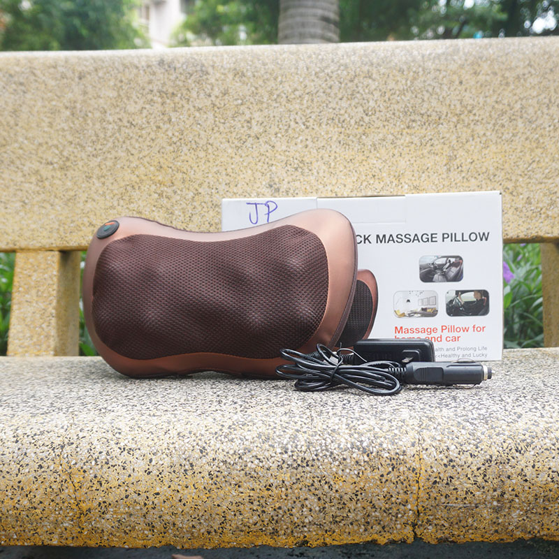 Gối massage hồng ngoại hồng ngoại 8 bi 2 chiều - công nghệ Nhật Bản