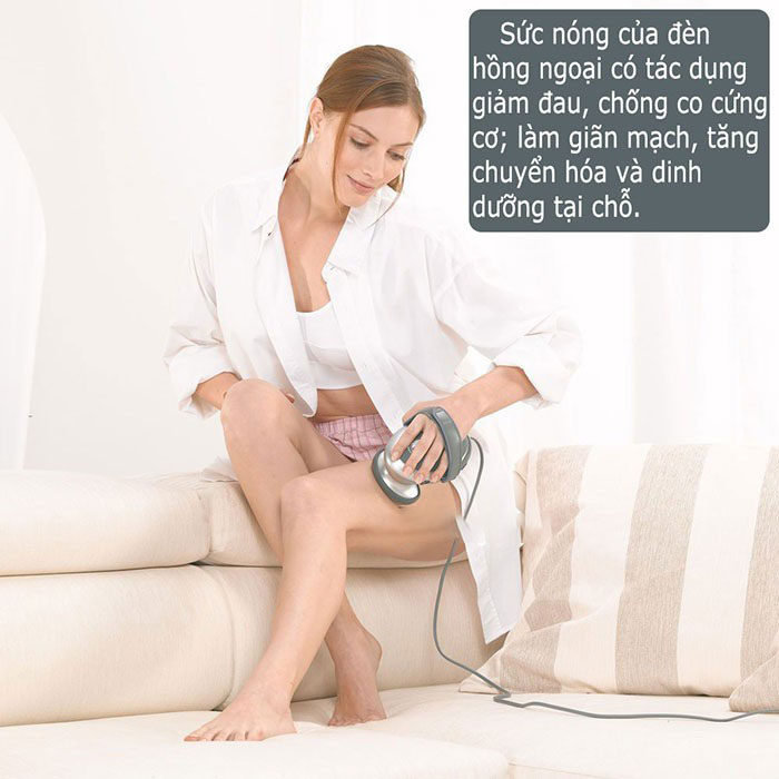 Máy massage cầm tay có đèn hồng ngoại Beurer MG70