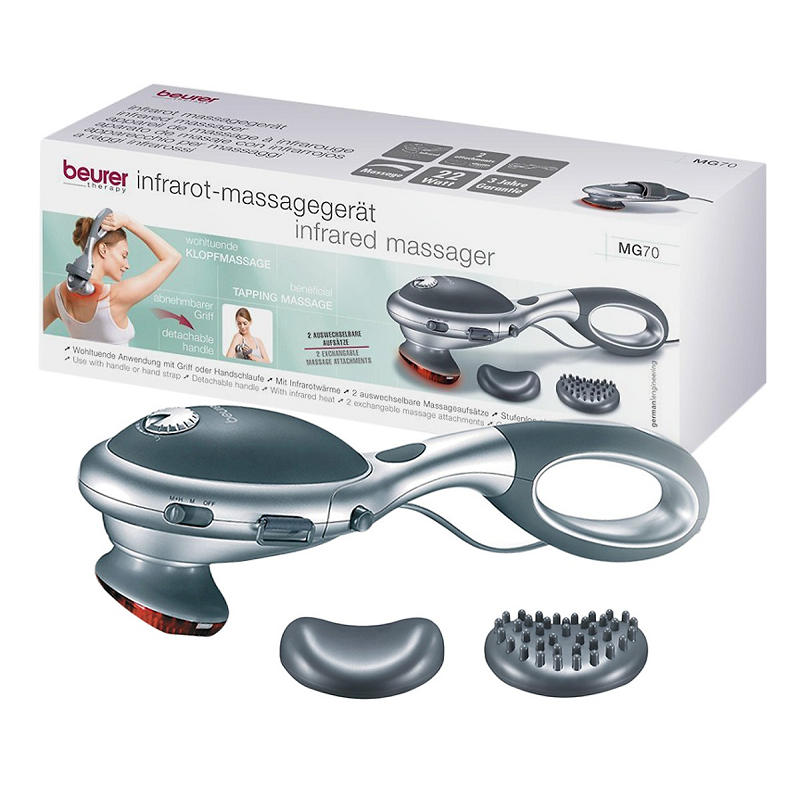 Máy massage cầm tay có đèn hồng ngoại Beurer MG70