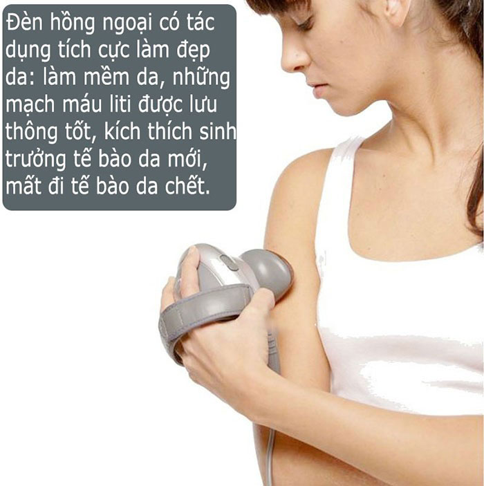 Máy massage cầm tay có đèn hồng ngoại Beurer MG70
