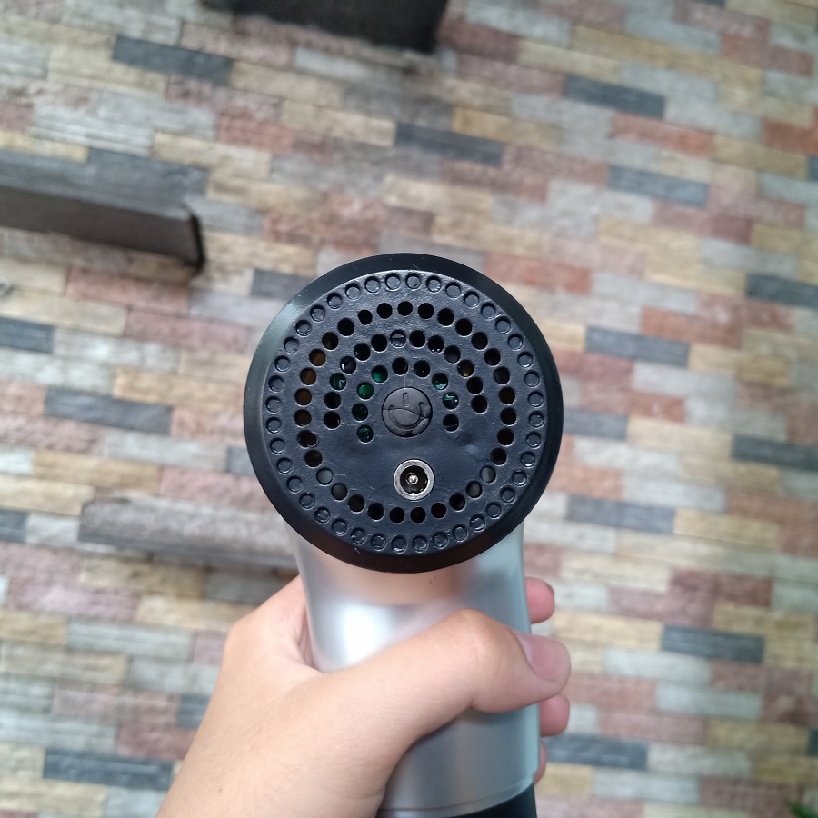 máy massage cầm tay mini giãn cơ bắp fascial gun công nghệ Nhật Bản