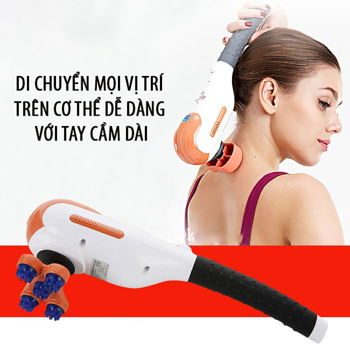 Máy massage toàn thân cầm tay Mini Squirrel 5 đầu