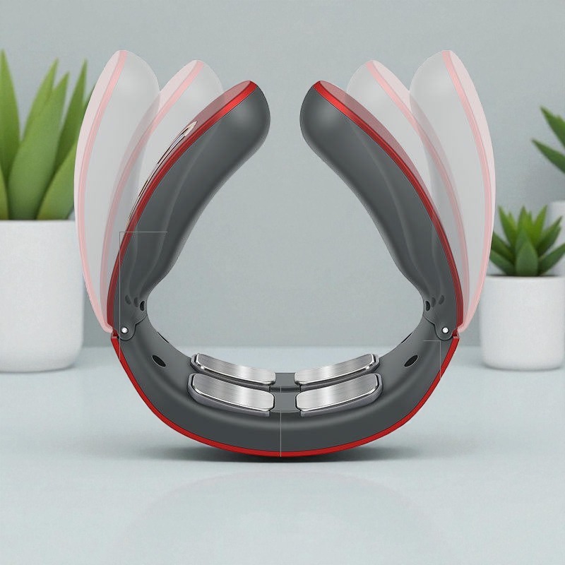 Máy Massage Đốt Sống Cổ 4D với 4 Đầu Massage 12 Mức Điều Chỉnh