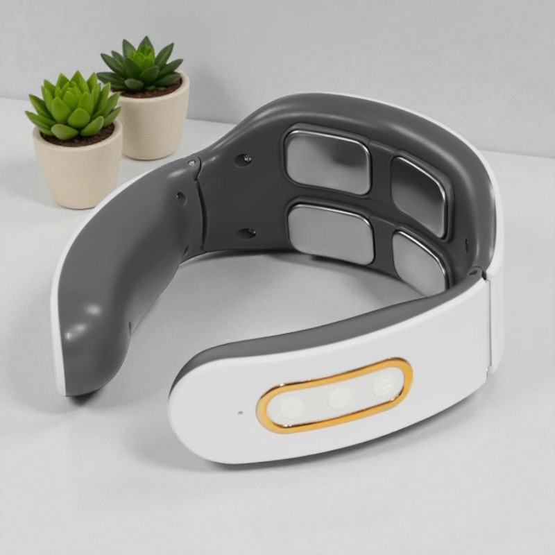 Máy Massage Đốt Sống Cổ 4D với 4 Đầu Massage 12 Mức Điều Chỉnh