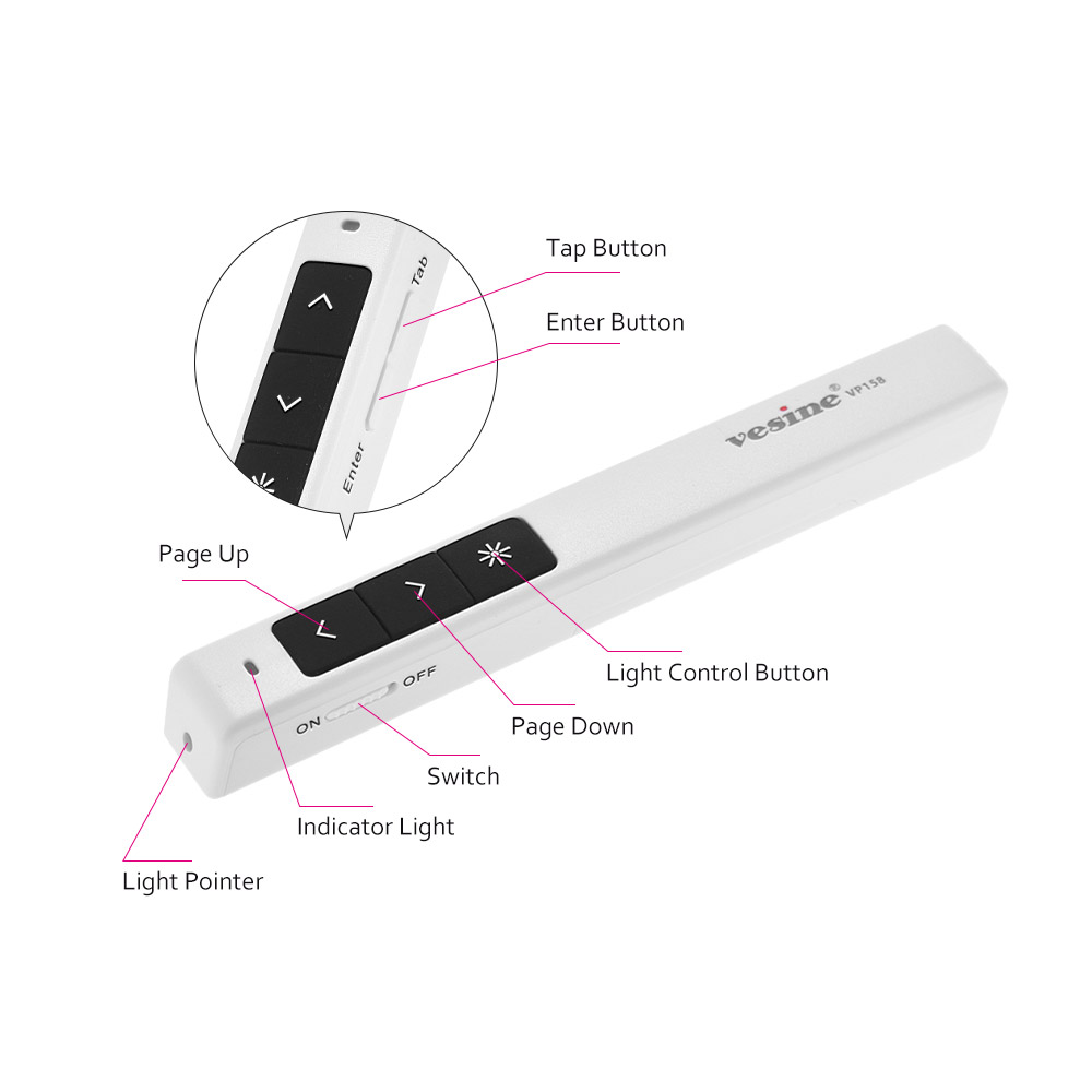 Bút trình chiếu Vesine VP 158 - Chính Hãng