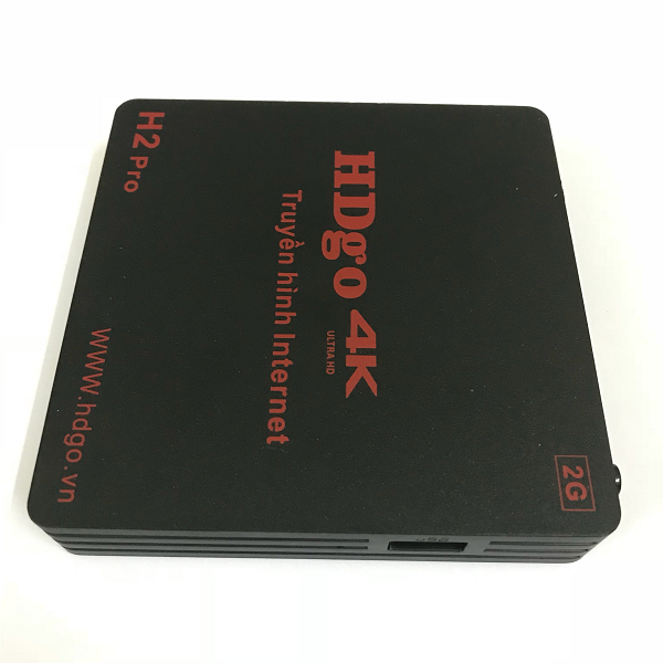 Android Tivi Box HDgo H2 Pro - Chip thế hệ mới - Truyền hình 4K