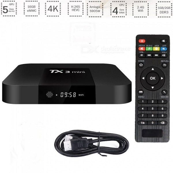 Android Box Tanix TX3 Mini - Android 7.1 Ram 1 GB