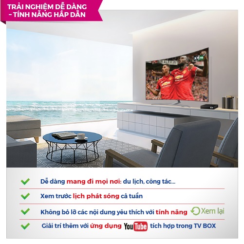 K+ TV Box chính hãng phiên bản 2018 - Tặng 3 tháng xem MyK+ Now