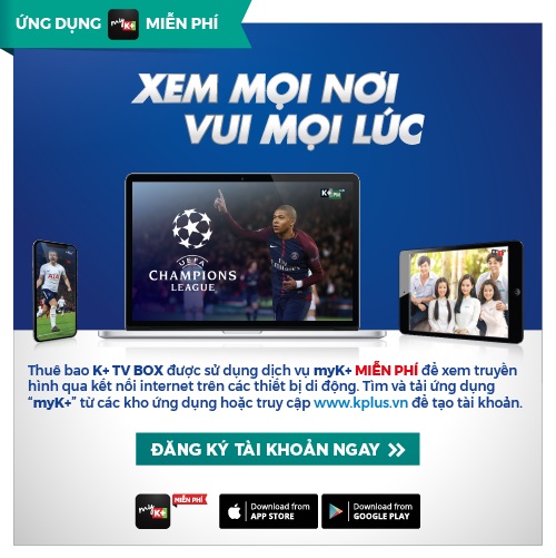 K+ TV Box chính hãng phiên bản 2018 - Tặng 3 tháng xem MyK+ Now