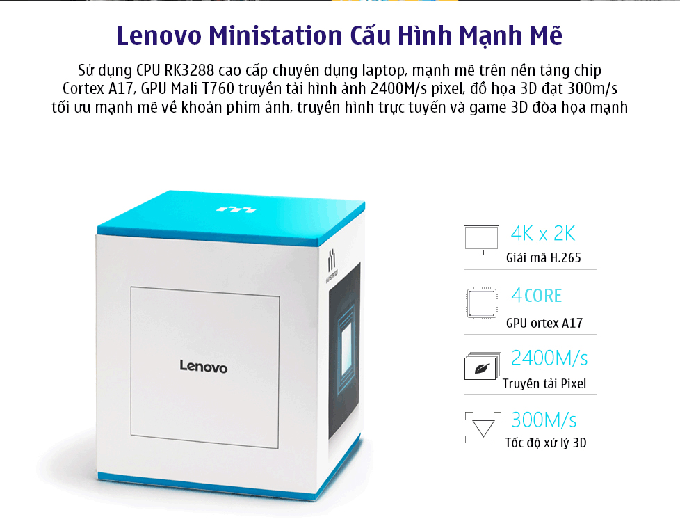 Lenovo Ministation VXC10 - Gaming Station (Tặng chuột bay KM800)