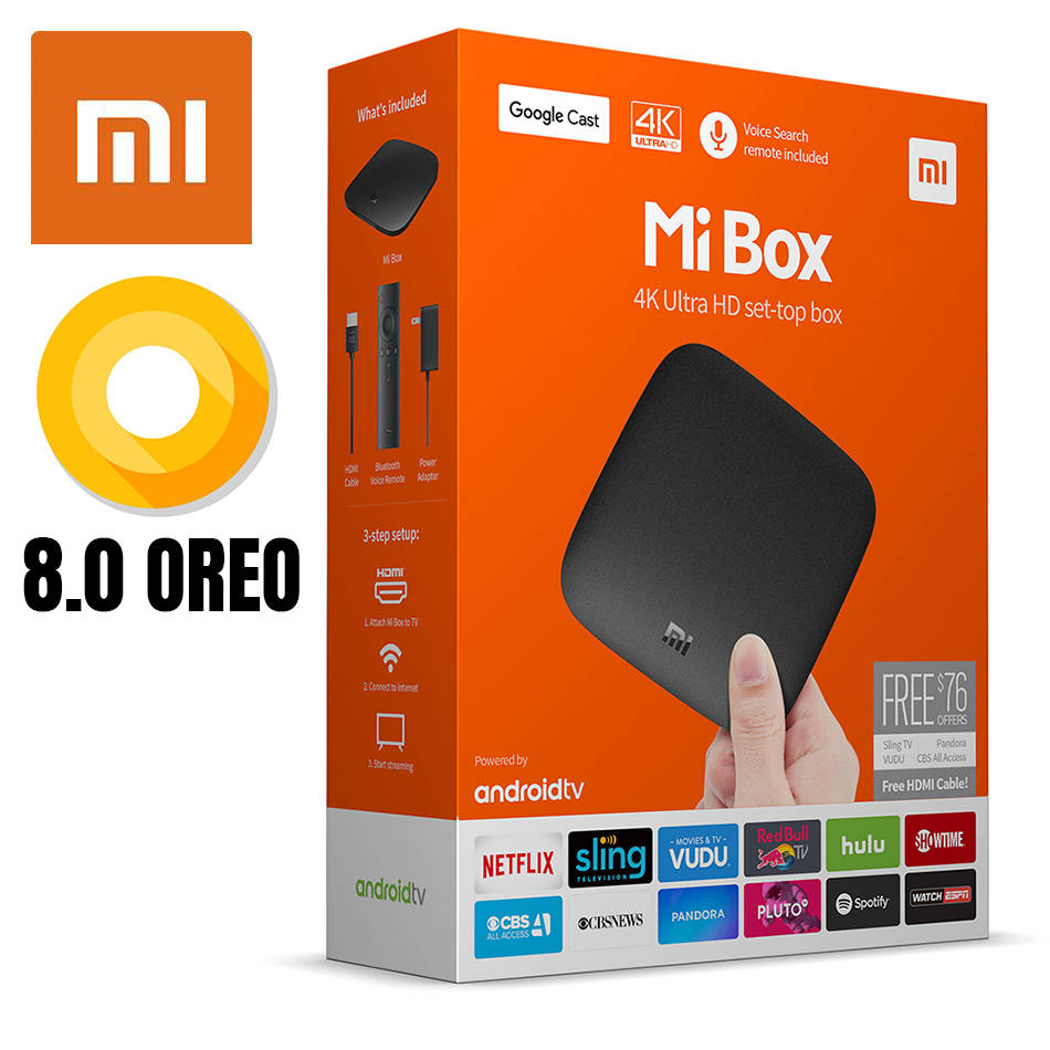 TV Box MiBox 4K Global Android 8.0 (Phiên bản quốc tế)