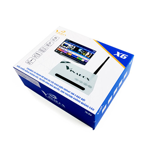 VinaBox X6 2019 - Ram 2G  hỗ trợ tìm kiếm bằng giọng nói