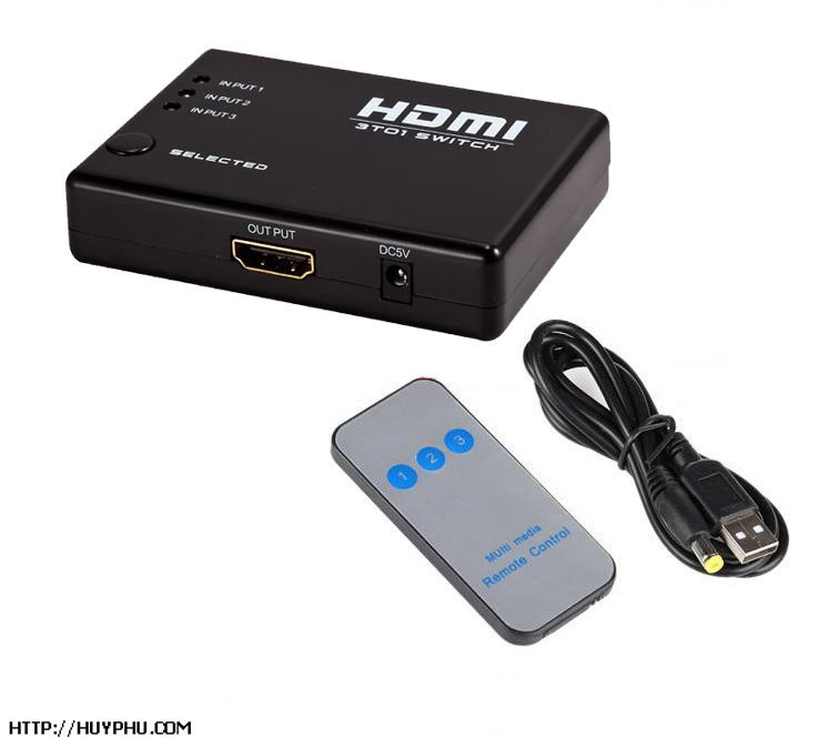 Bộ chuyển 3 cổng HDMI vào 1 cổng ra HDMI