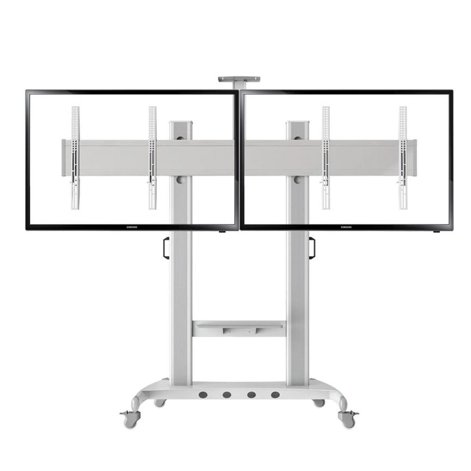 Cột treo 2 tivi di động AVT 1800 - 2A ( 32 - 65  inch ) - Hợp kim nhôm