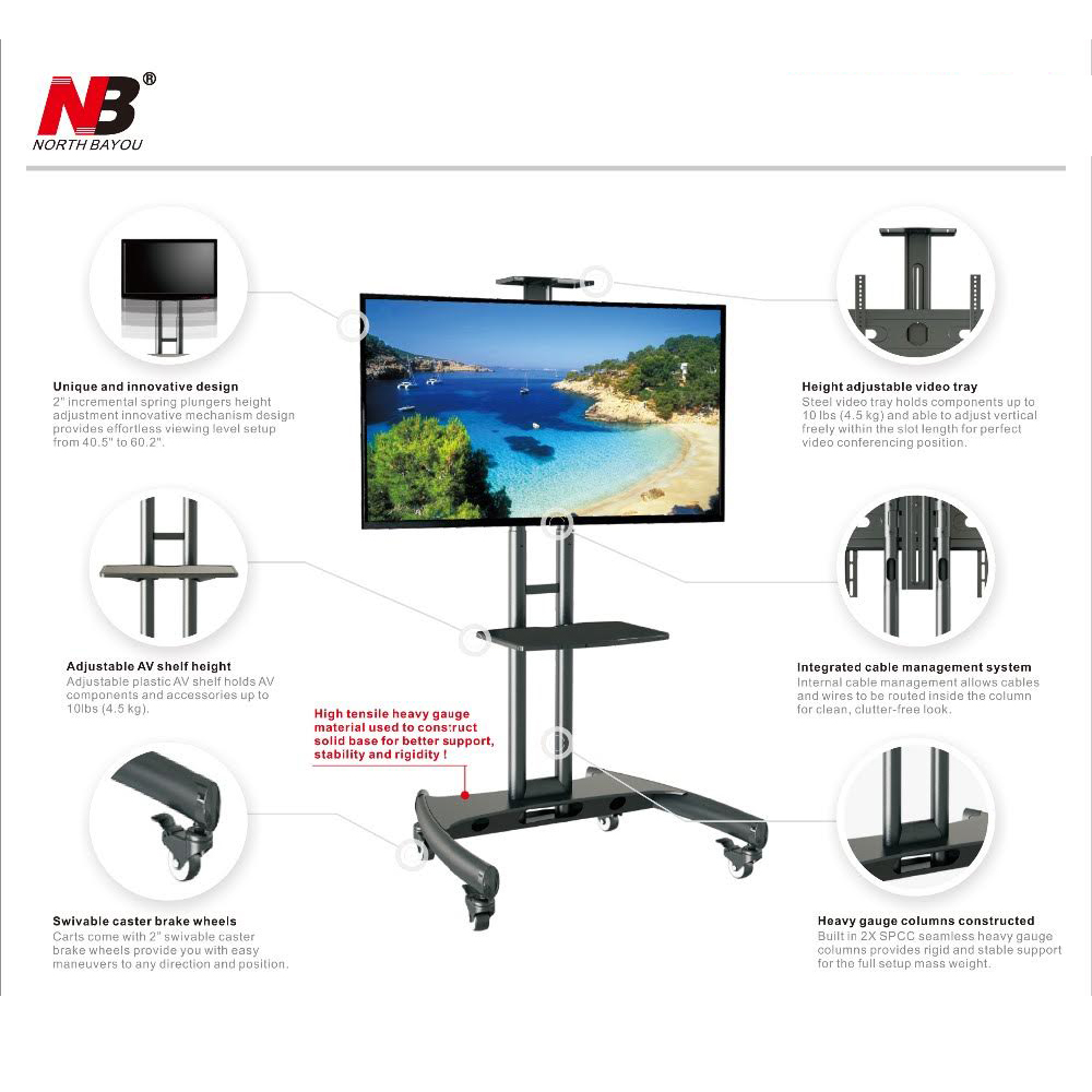 Cột treo tivi di động AVA1800-70-1P ( 55-90inch )