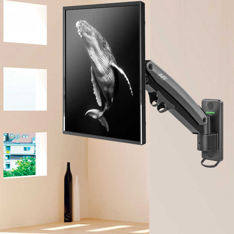 Giá treo màn hình góc treo tường NB F425 chính hãng (27 - 45 inch)