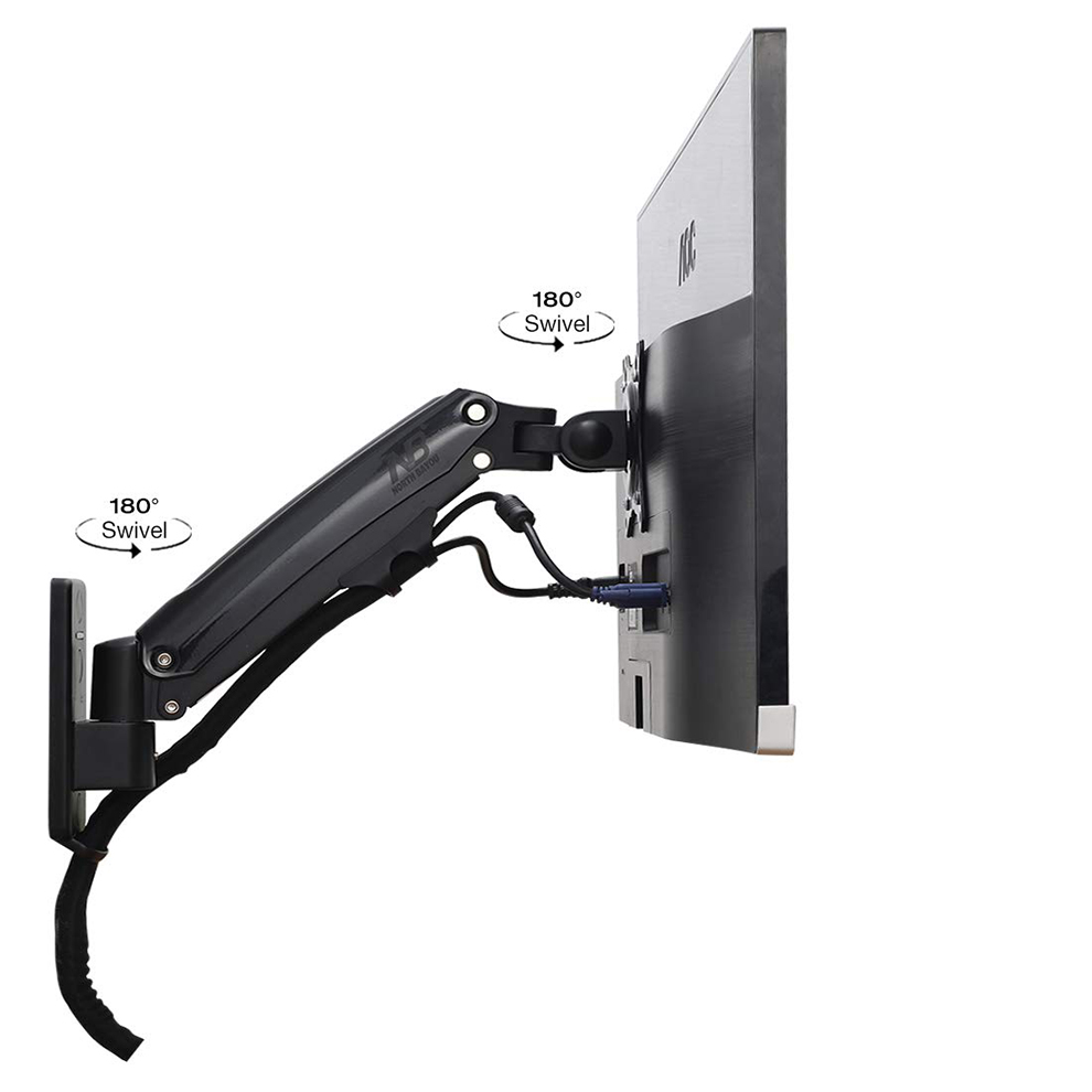 Giá treo màn hình góc treo tường NB F425 chính hãng (27 - 45 inch)