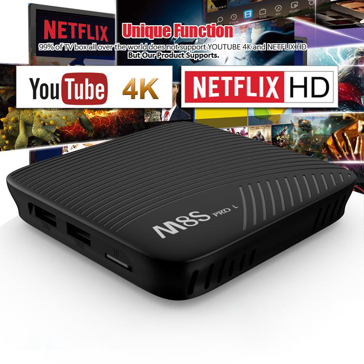 Android Box M8S Pro L Amlogic S912, Ram 3GB - Rom 32GB