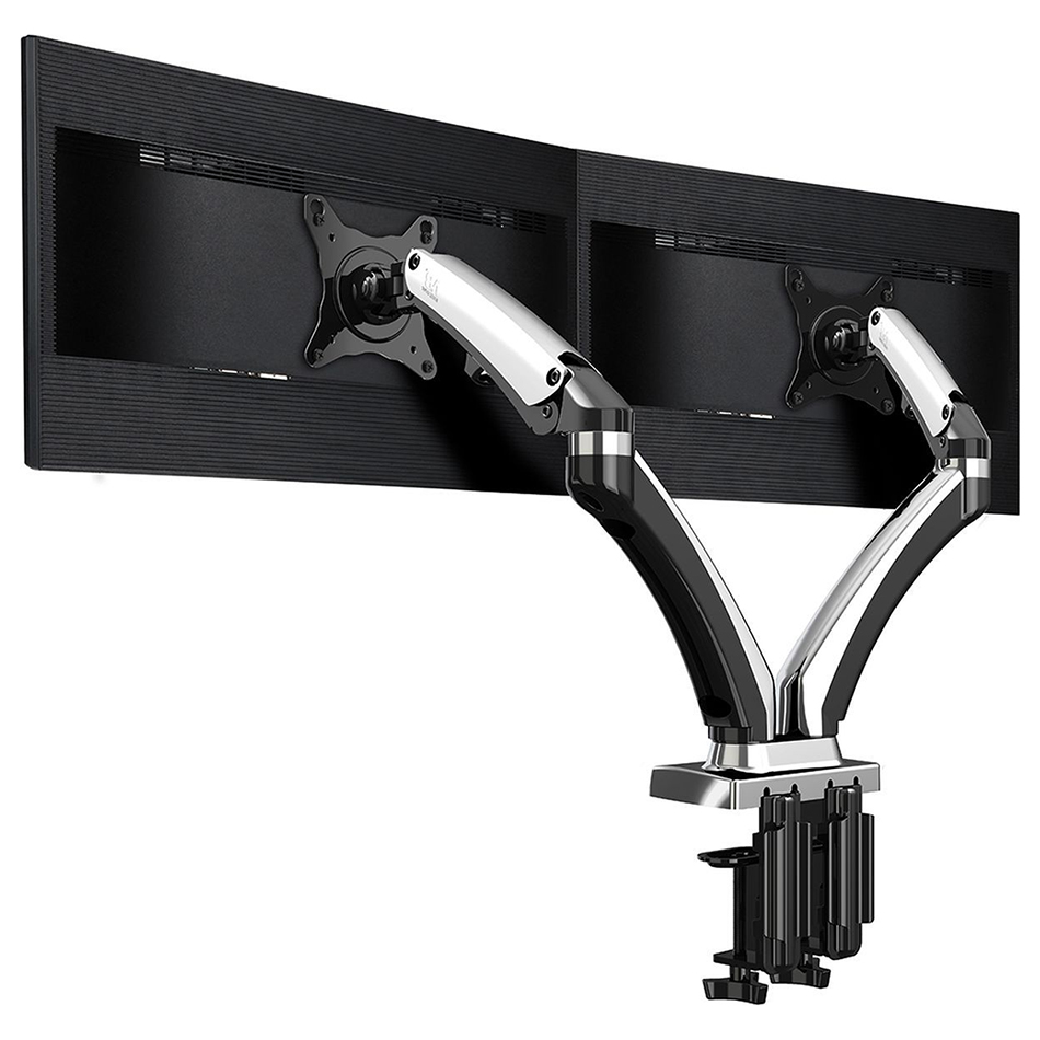 Giá treo 2 màn hình tivi máy tính F180 (17 - 27 inch)