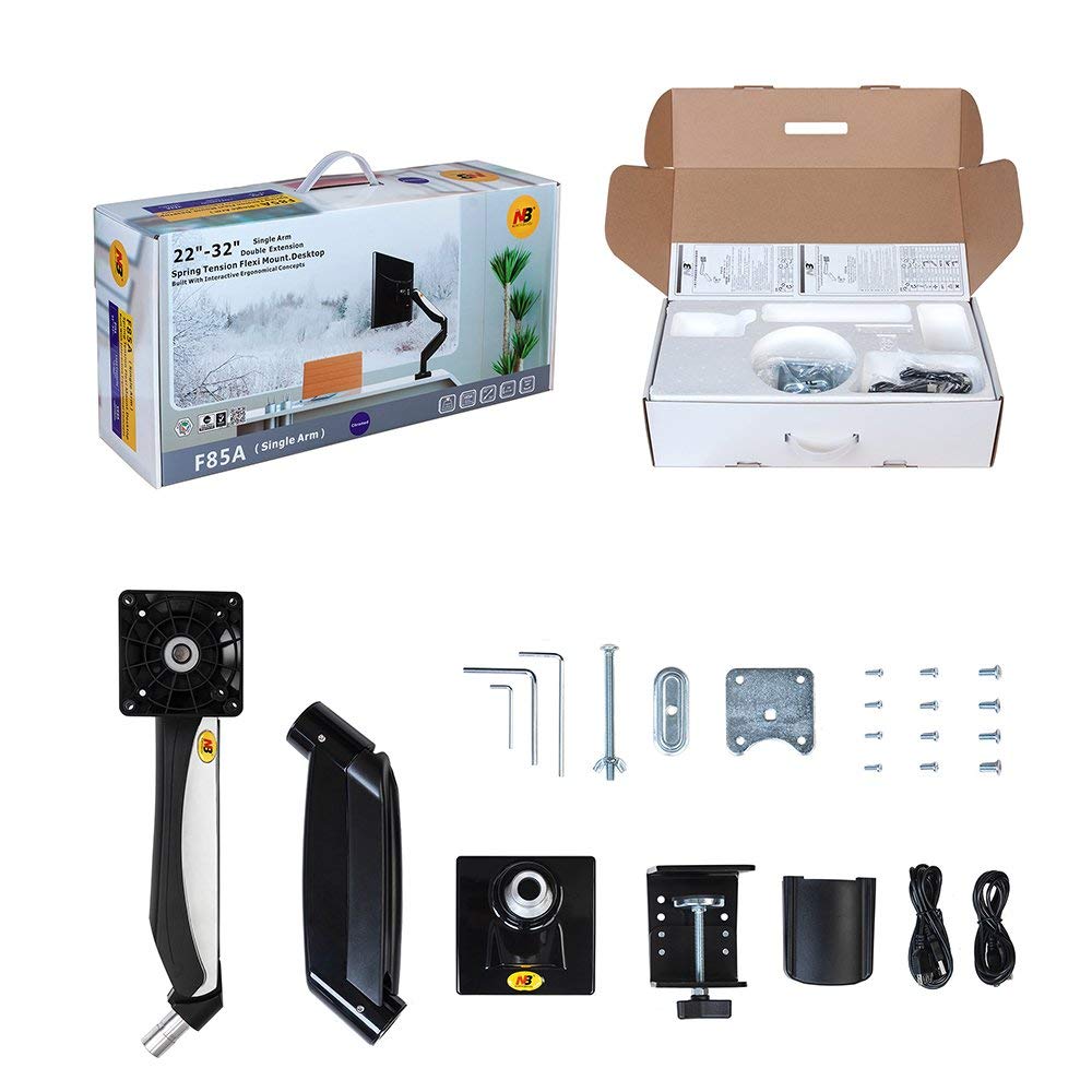 Giá treo màn hình tivi máy tính gắn bàn DS90 (17 - 32 inch)