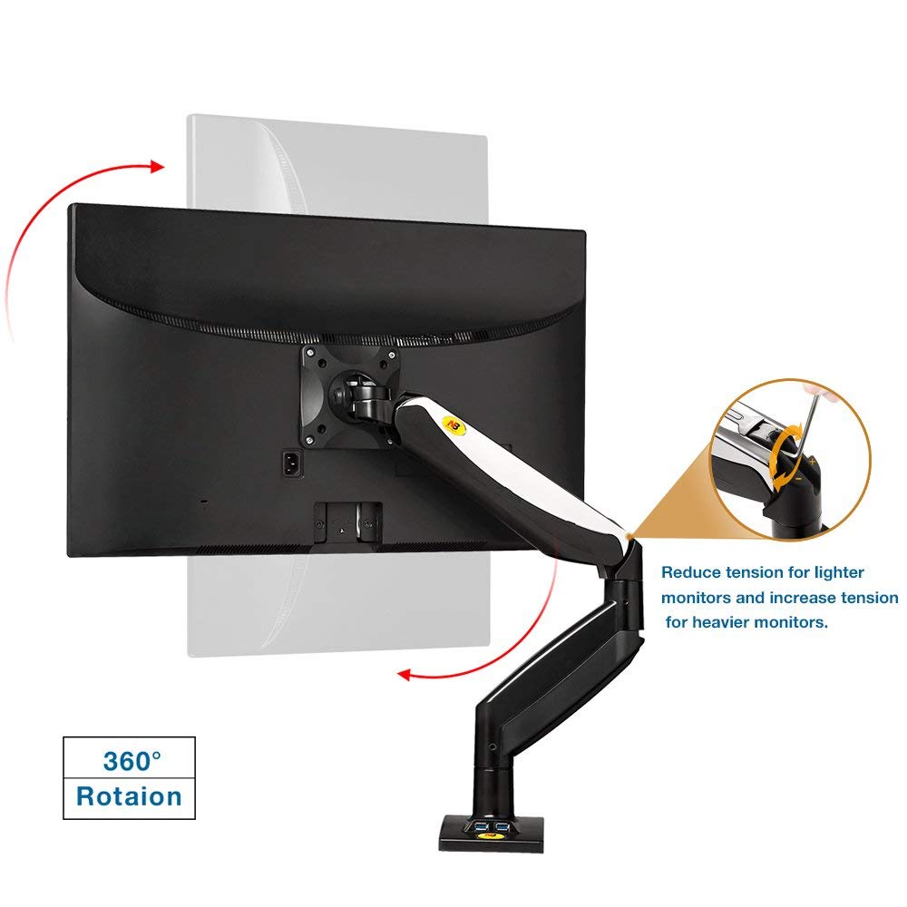 Giá treo màn hình tivi máy tính gắn bàn DS90 (17 - 32 inch)