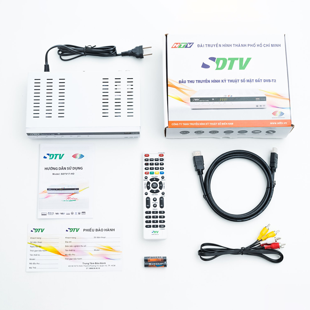 Đầu thu truyền hình KTS DVB T2 - SDTV 17
