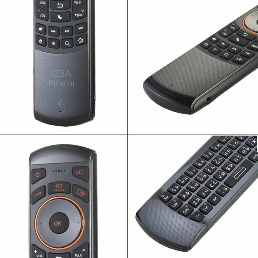 Bàn phím chuột bay Rii mini i25A [Chính Hãng]