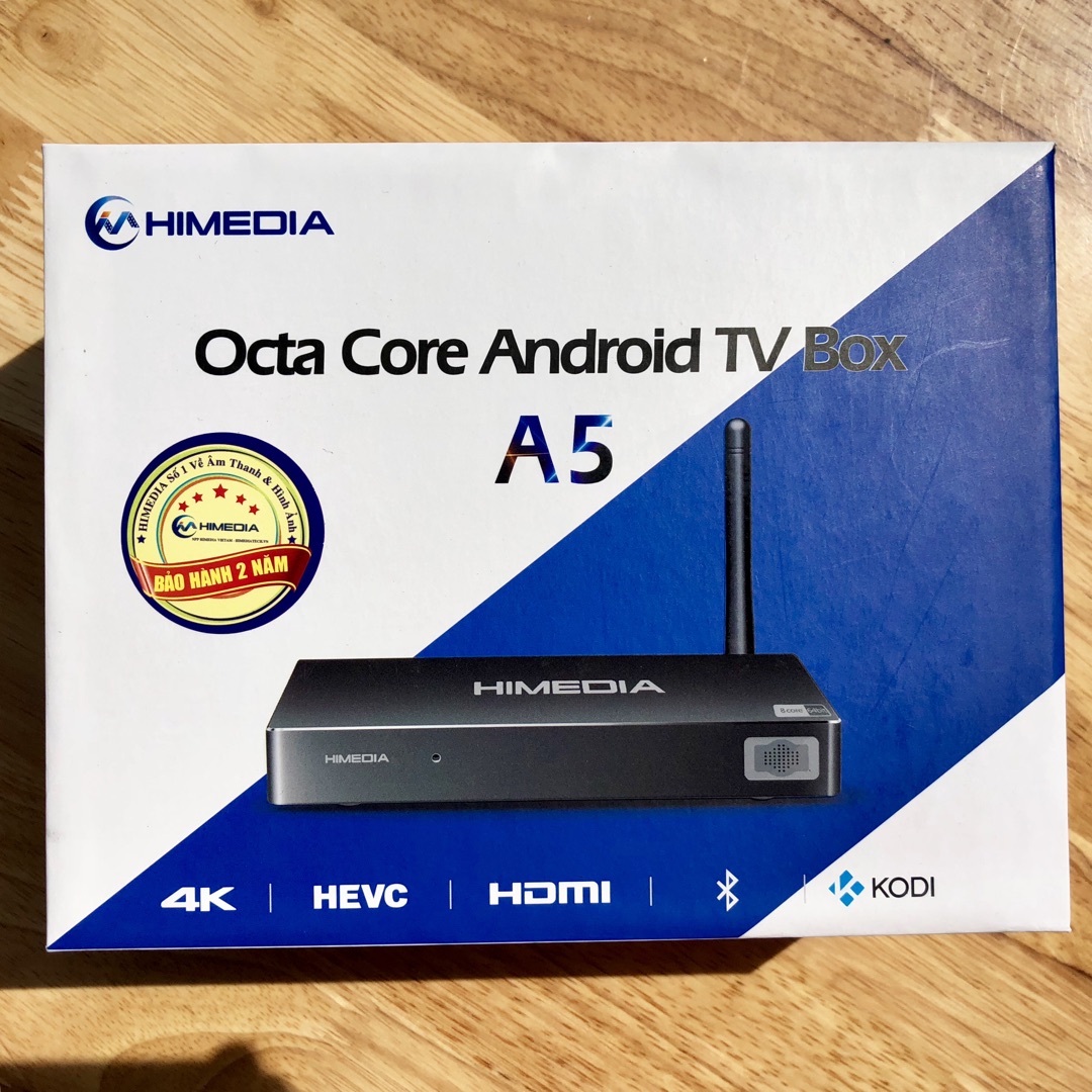 Android TV Box Himedia A5 - 2GB Ram - Chip lõi tám S912