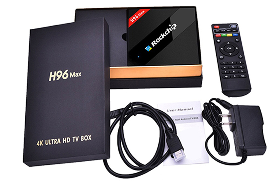 Android Box H96 Max - 4GB Ram 32GB Rom RK3399 khủng nhất hiện nay