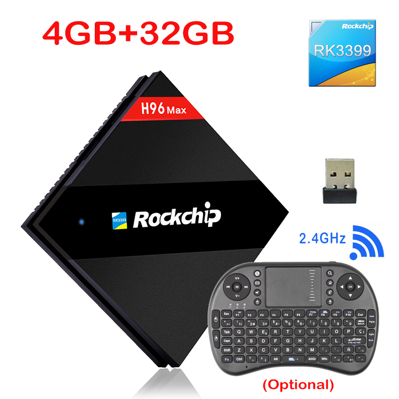 Android Box H96 Max - 4GB Ram 32GB Rom RK3399 khủng nhất hiện nay