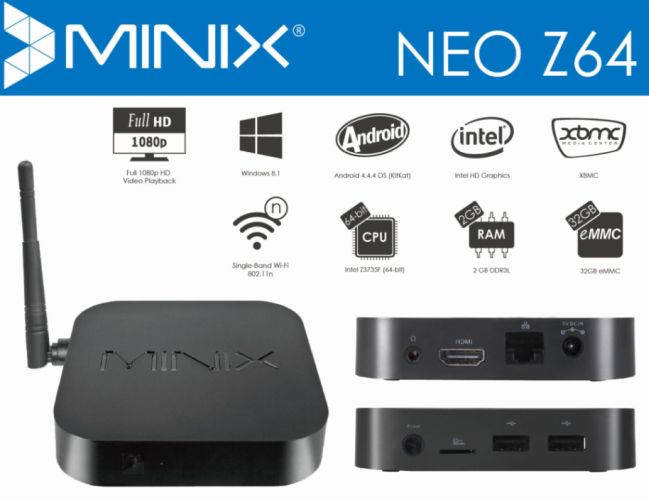 Minix Neo Z64A