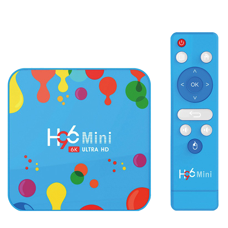 (6K) Android Box Mini H96 Android 9.0 Ram 4GB Rom 128GB With Wifi AC Dual