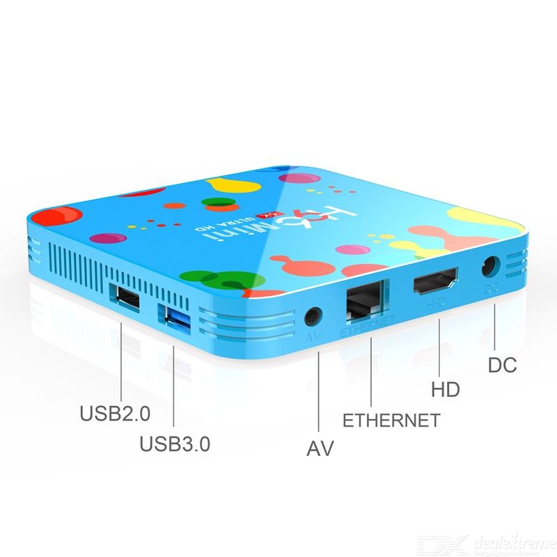 (6K) Android Box Mini H96 Android 9.0 Ram 4GB Rom 128GB With Wifi AC Dual