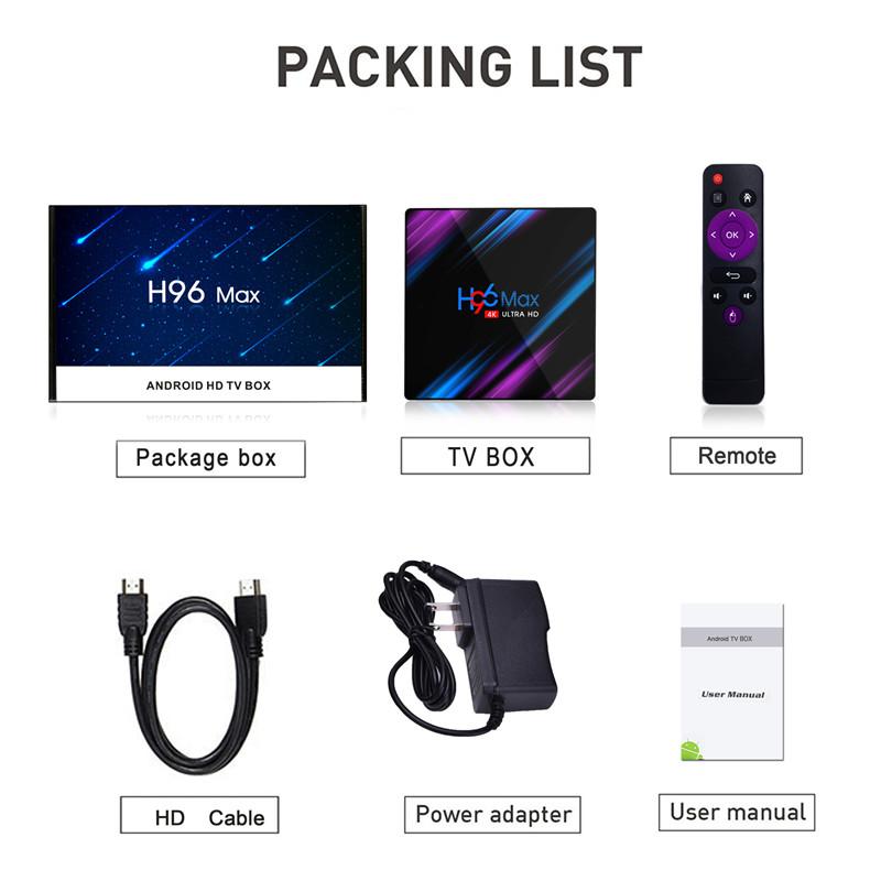 Enybox H96 MAX RK3318 2GB/16GB Android 9.0 TV Box - Kèm KM800V