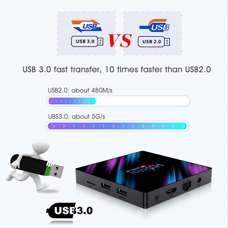 Enybox H96 MAX RK3318 2GB/16GB Android 9.0 TV Box - Kèm KM800V