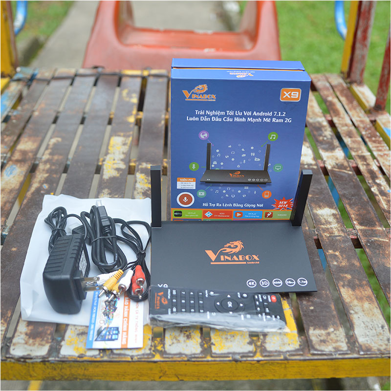 Vinabox X9 Chính Hãng Ram 2GB Android 7.0 - Version năm 2018