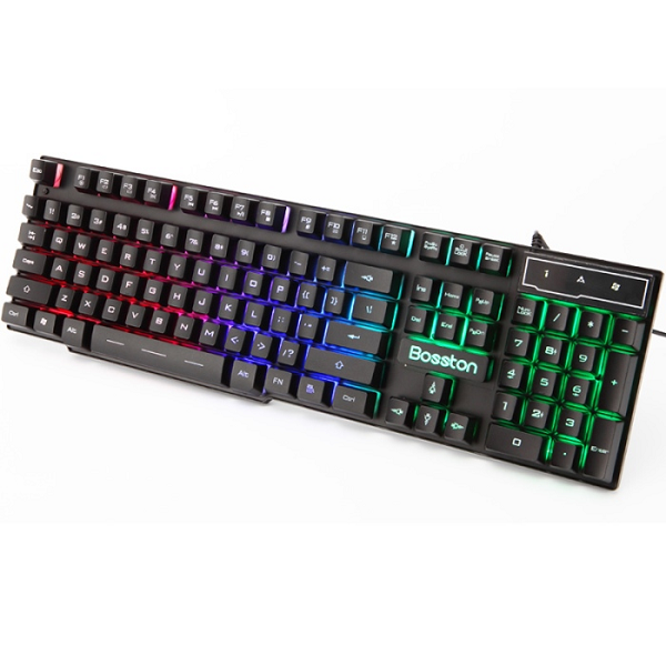 Bàn phím giả cơ Bosston 803 Led USB