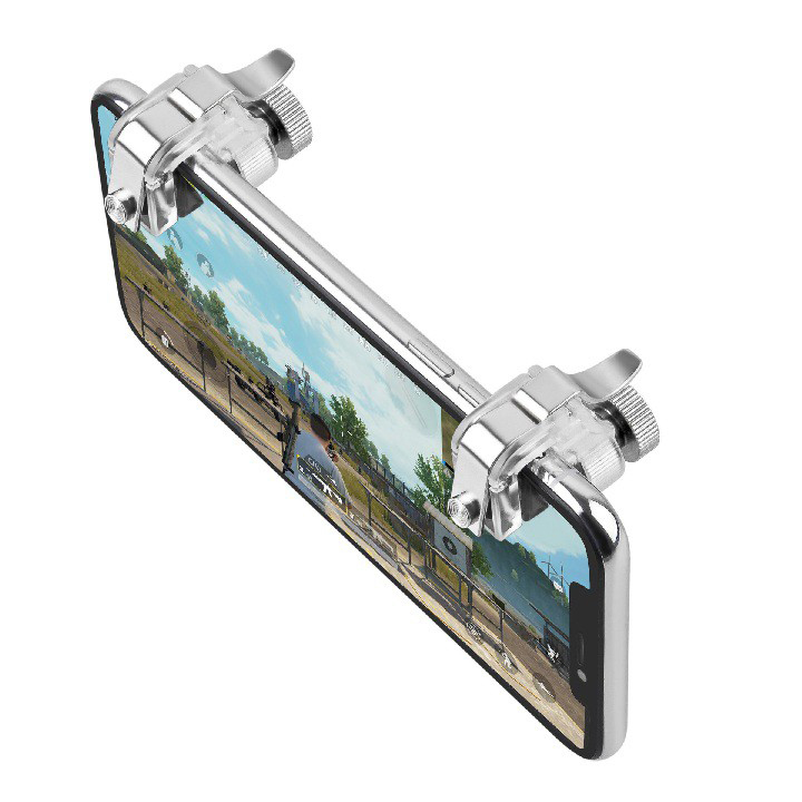 Bộ 2 nút bấm cơ R11 chơi game Call of Duty có chốt vặn trên điện thoại cực êm